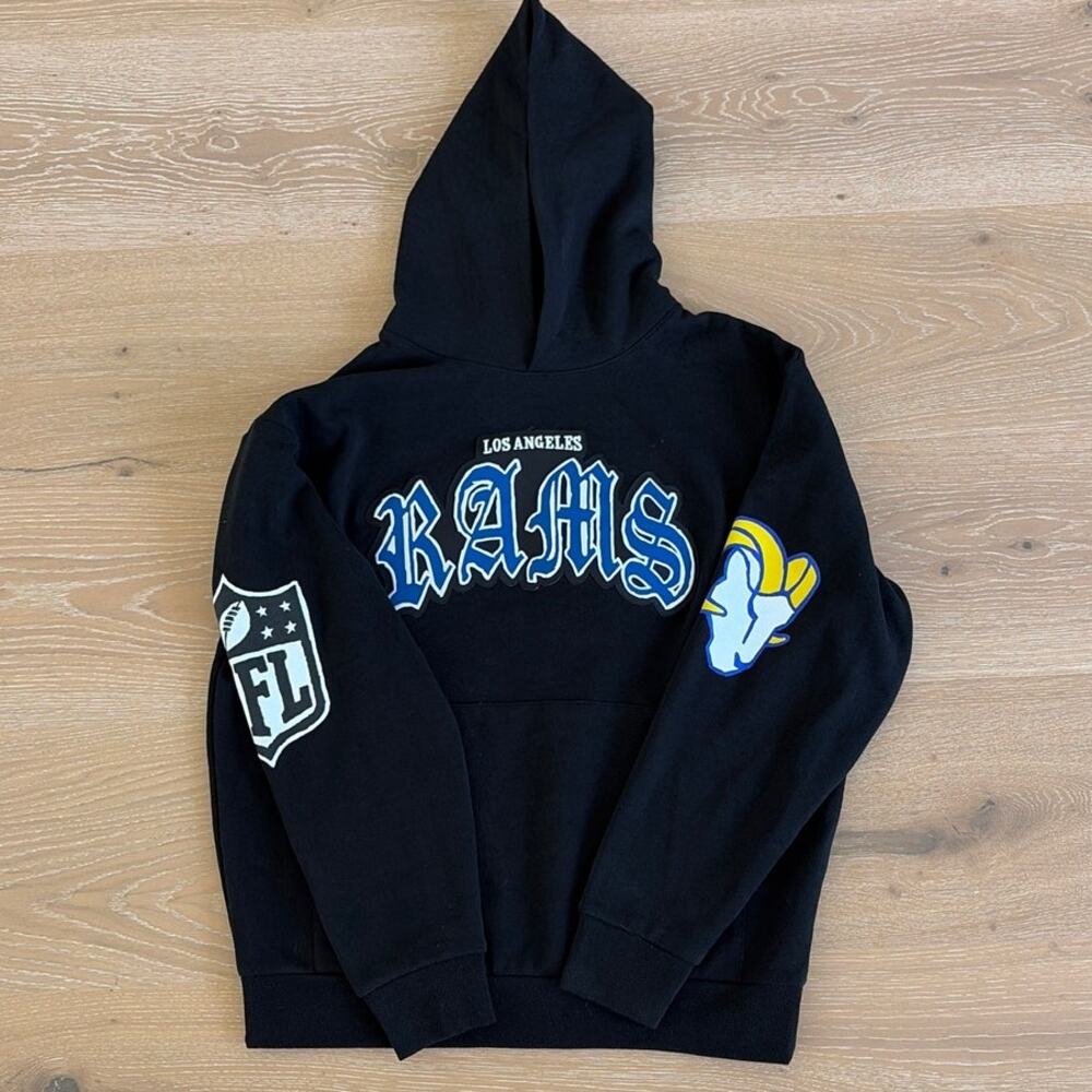 NFL x Aleali May Los Angeles Rams Hoodie Size M Black